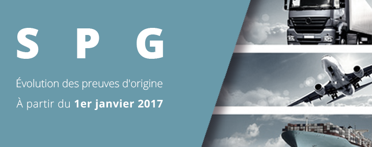 Evolution des preuves d'origine dans le cadre du SPG Evolution des preuves d'origine dans le cadre du SPG